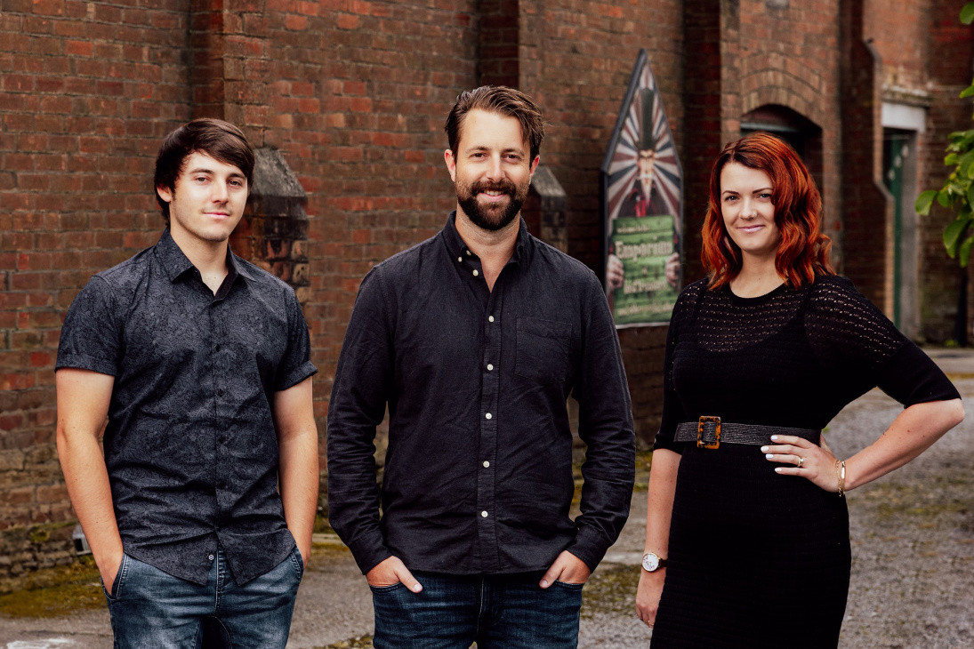 The Choice team. L-R Jadyn (Senior Architectural Technician), Joe (Director) and Lisa (Office Manager)