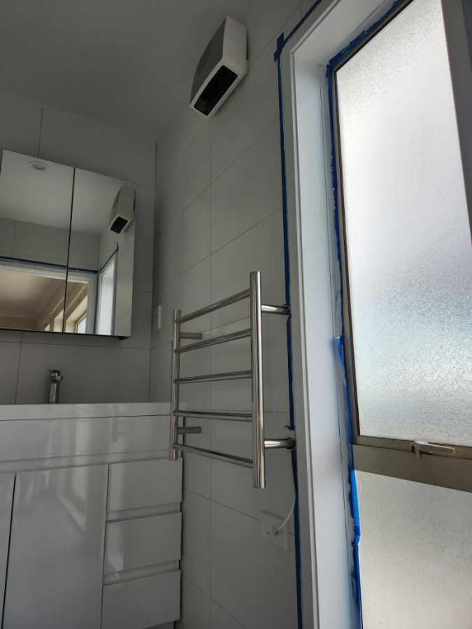 Newly renovated bathroom