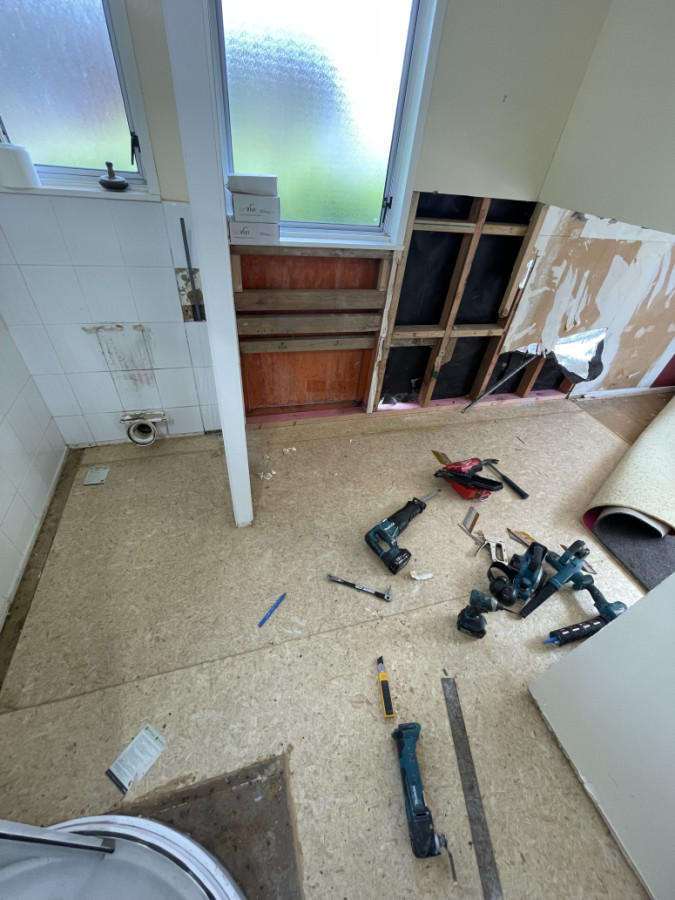 Rotten flooring repair