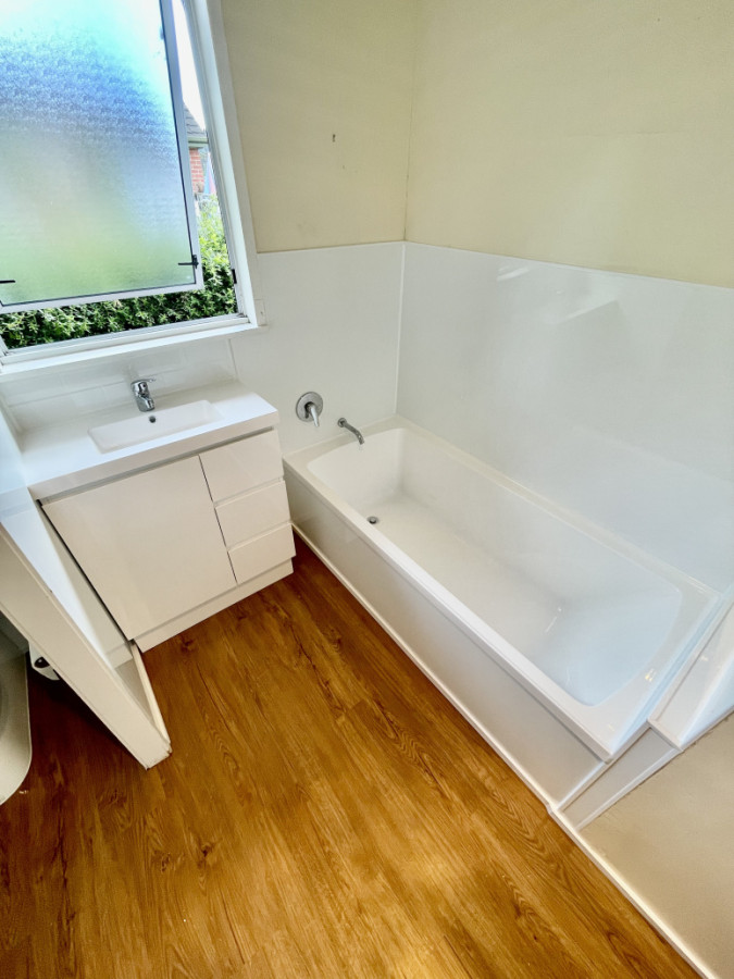 After rotten floor repairs