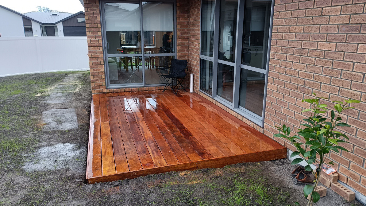 Kwila decking