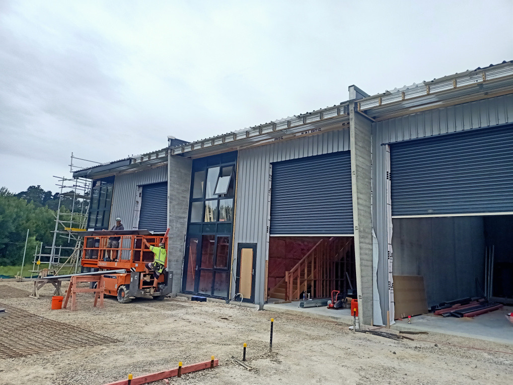 I helped to complete all that was needed to be done for this lite-commercial  building.