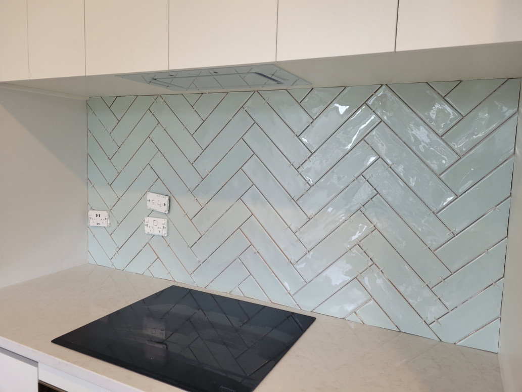 Kitchen herringbone tiling | Builderscrack