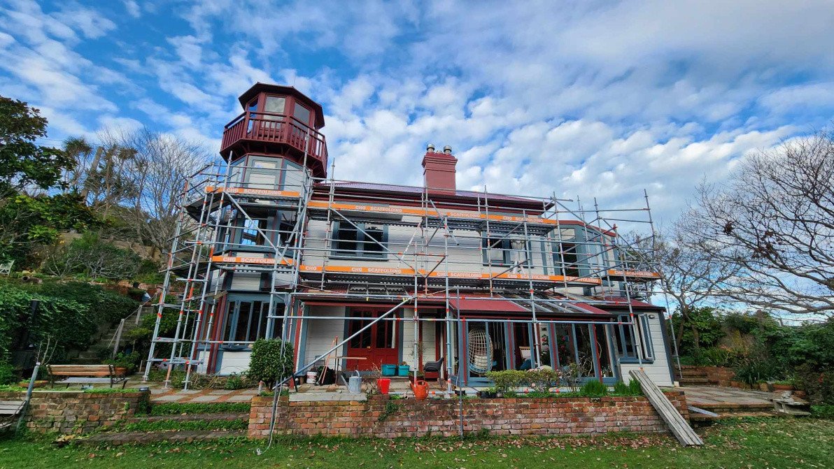 Exterior painting and Scaffolding in Khandallah