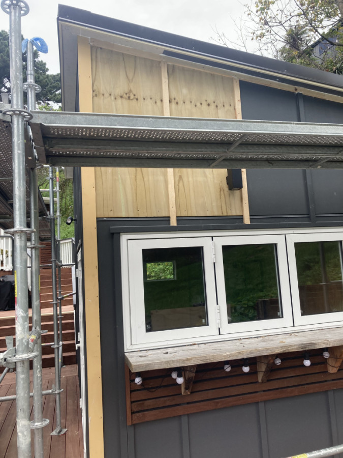 Cladding and trims replaced after damage from a storm