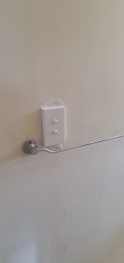 installed inline 150mm fan50mm bathroom fan and switch