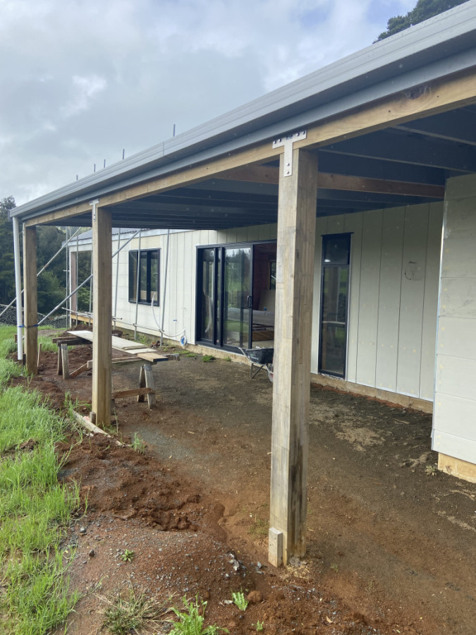 Big extension out in the beautiful Maungakaramea. Awesome client Chris and Jo. Been a great job to have worked on and Alamos nearing the end now