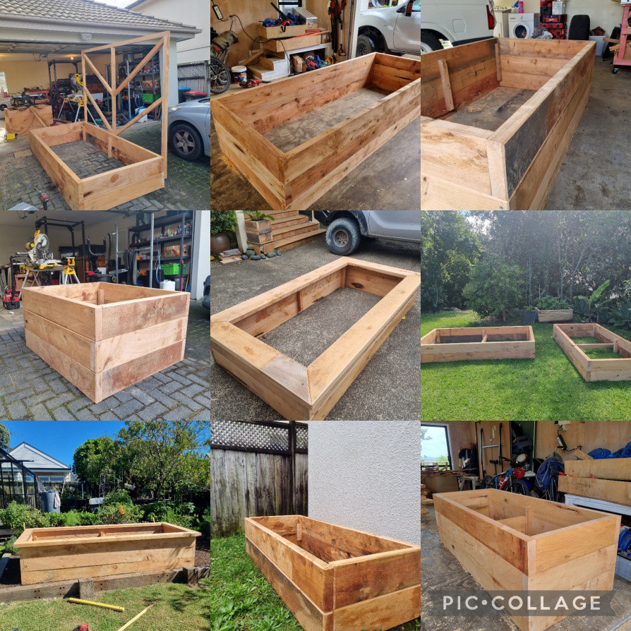 Custom garden beds