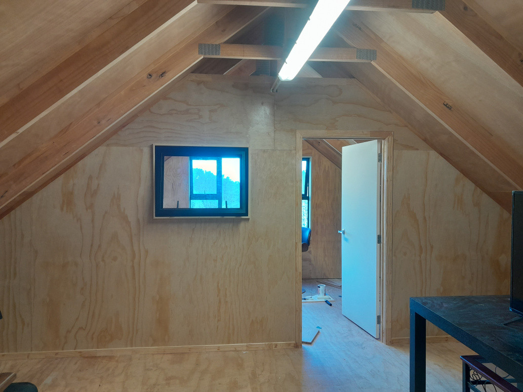 Internal wall complete