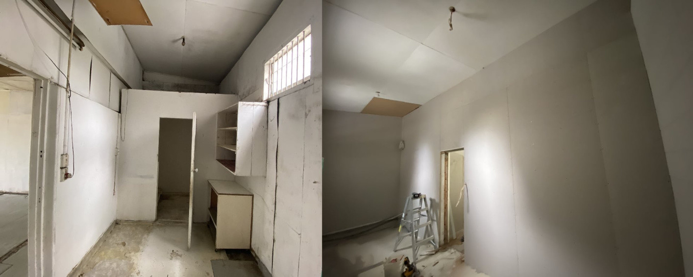 Gib removed and re-install.