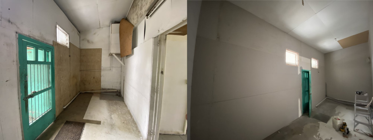 Gib removed and re-install.