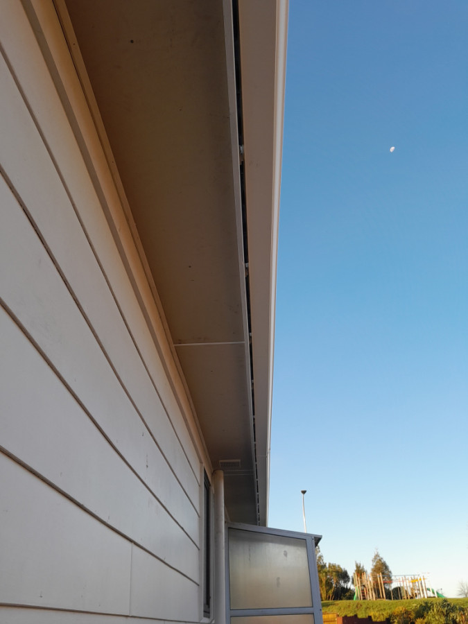 Taylor fascia  to external guttering