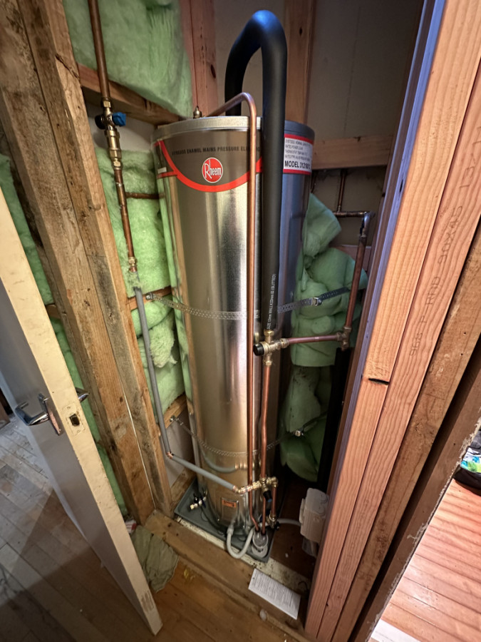 A low to main’s pressure swap over installation