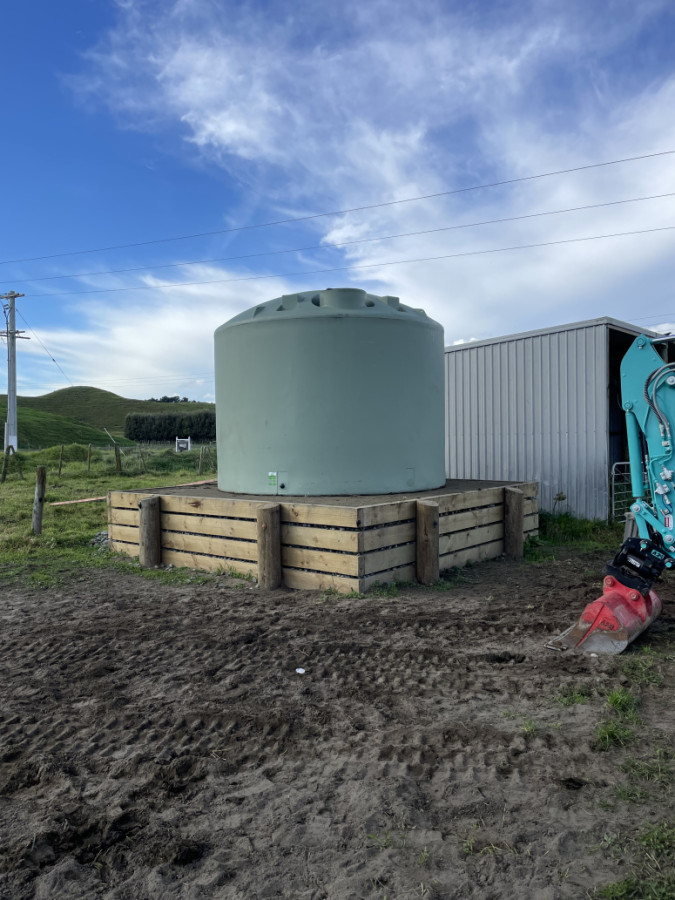 One of many tank installations