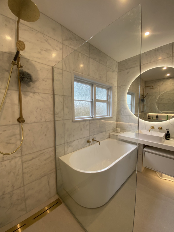 A wicked bathroom renovation we did