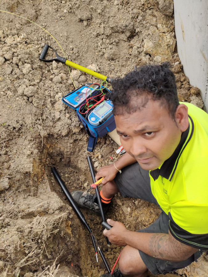 Underground mains cable repair