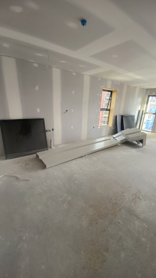 Plaster prepped and sanded