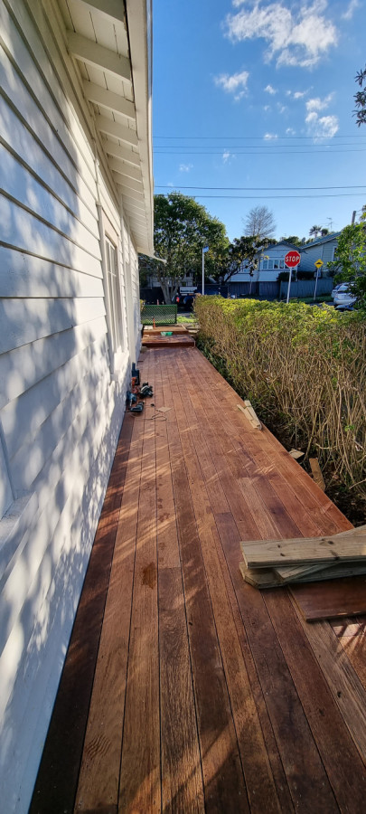 Kwila decking