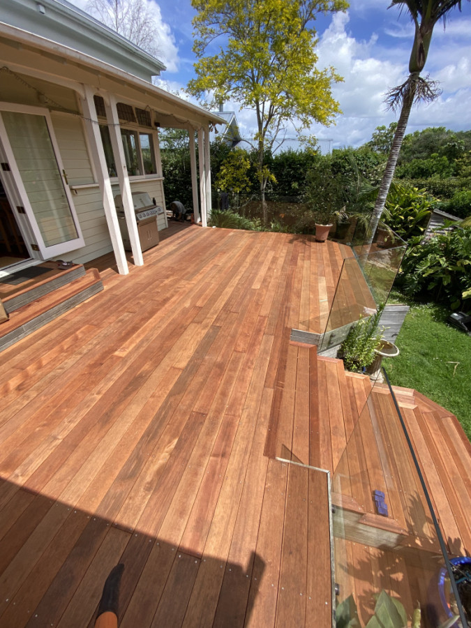 Kwila deck upgrade Builderscrack