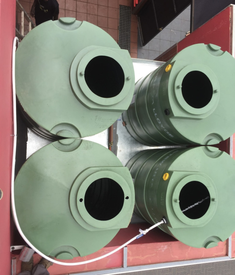 Tank water supply for KFC