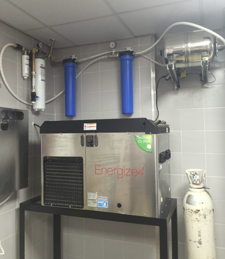 Soda fountain filter system for KFC