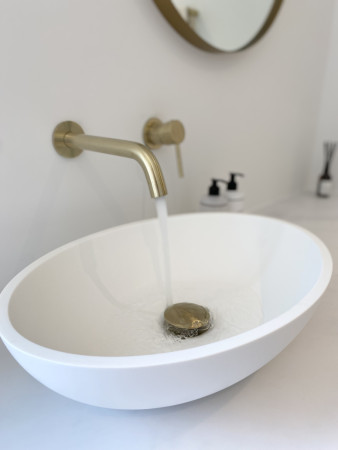 Gold tap ware by ABI interiors