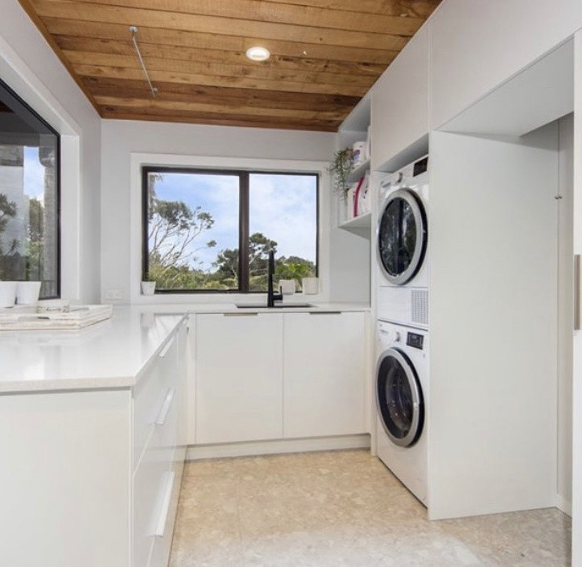 Modern Laundry in our Swanson Renovation