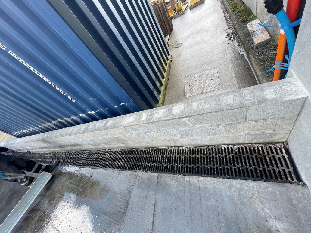 Commercial Channel Drain Installed Class G-Heavy Duty