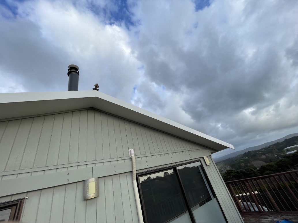 New fascia installed and painted.