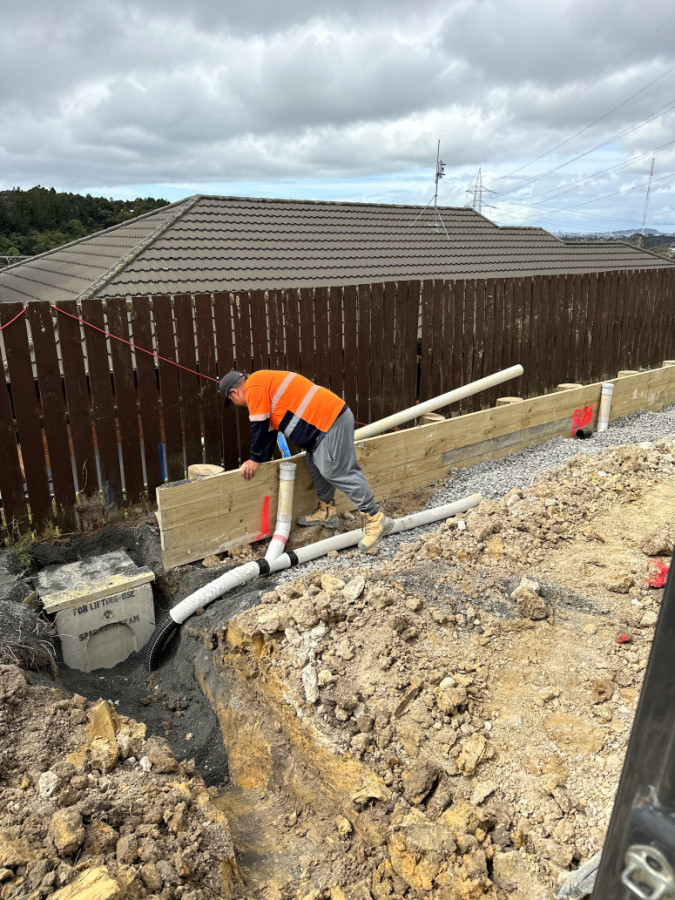 Drainage installation