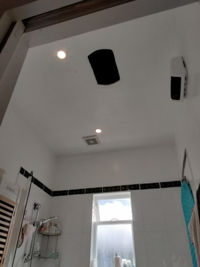 Failed 3 in 1 heat/fan unit upgraded into split appliances.