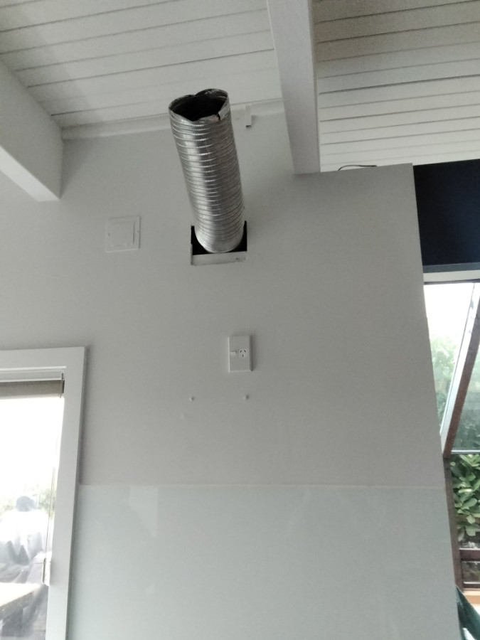 Old rangehood location