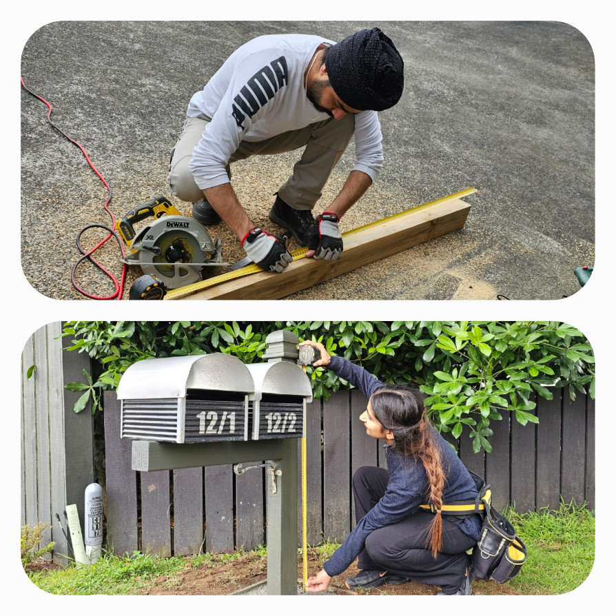 Letter box installation Builderscrack