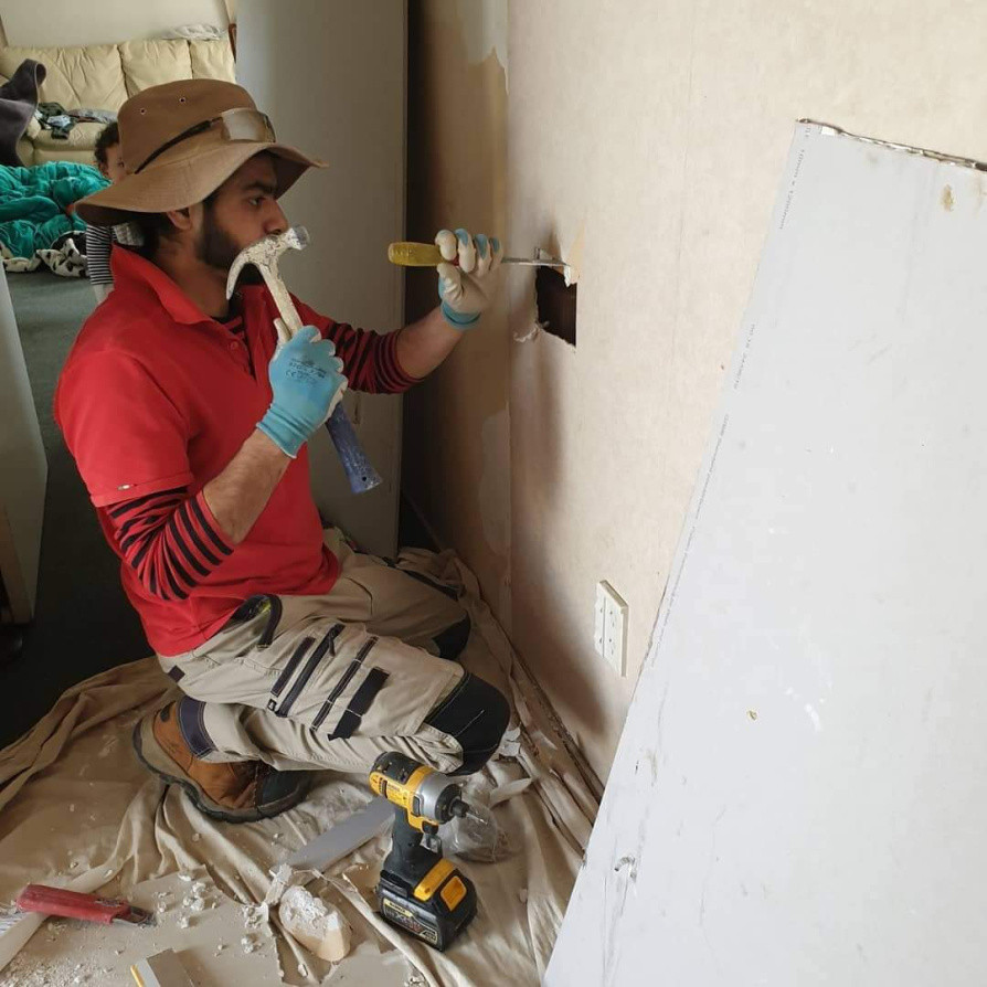 Gib wall hole repair