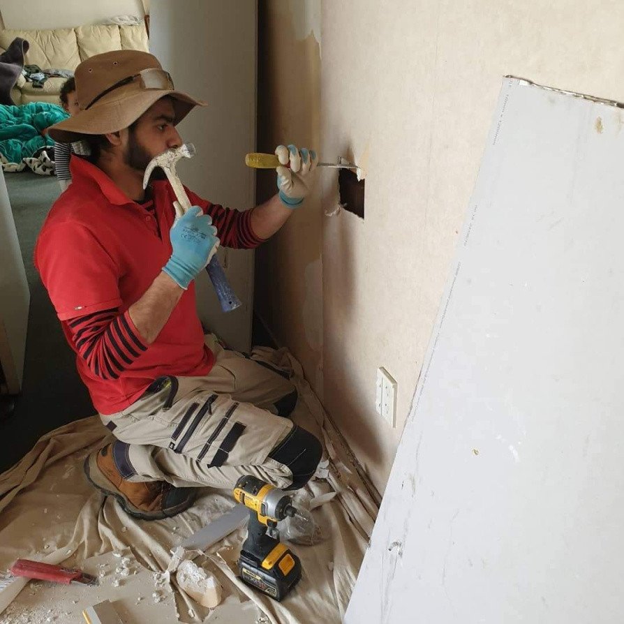 Gib wall hole repair