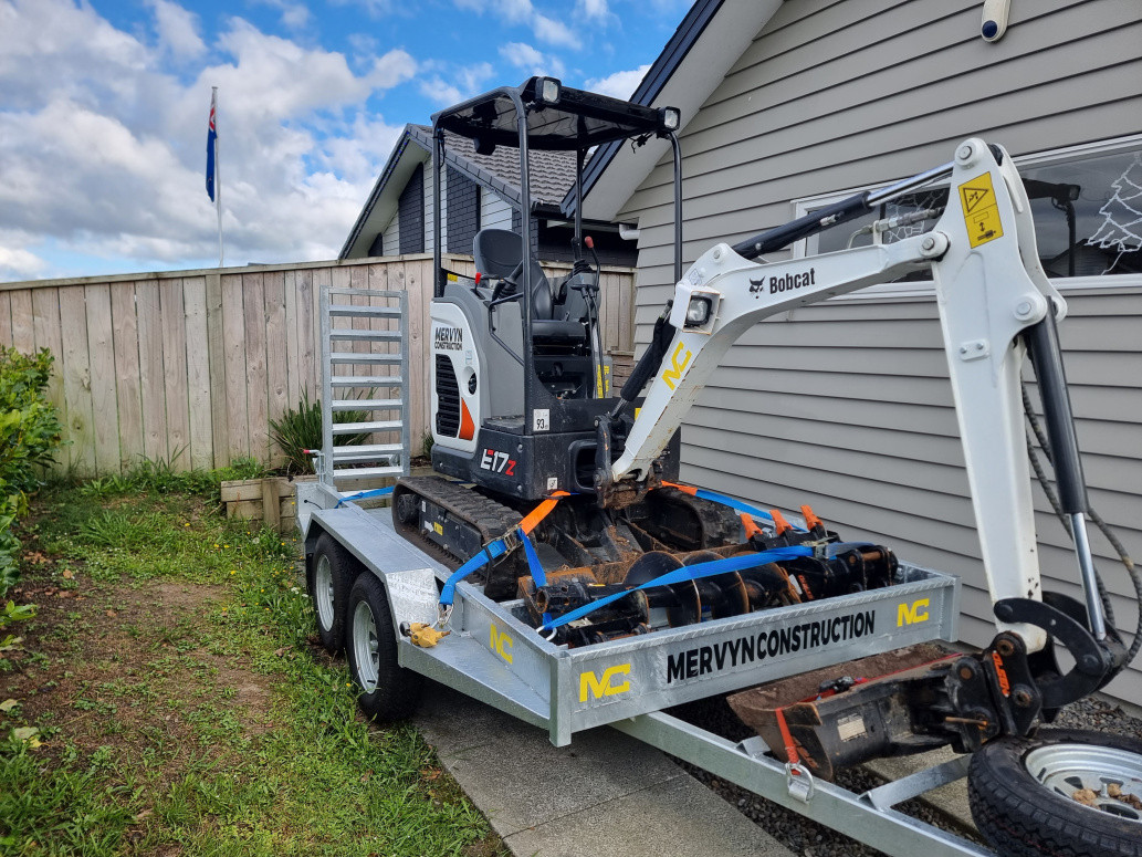 Earthworks and hardscaping!