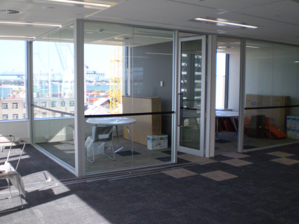 Auckland City waterfront highrise building office fitout