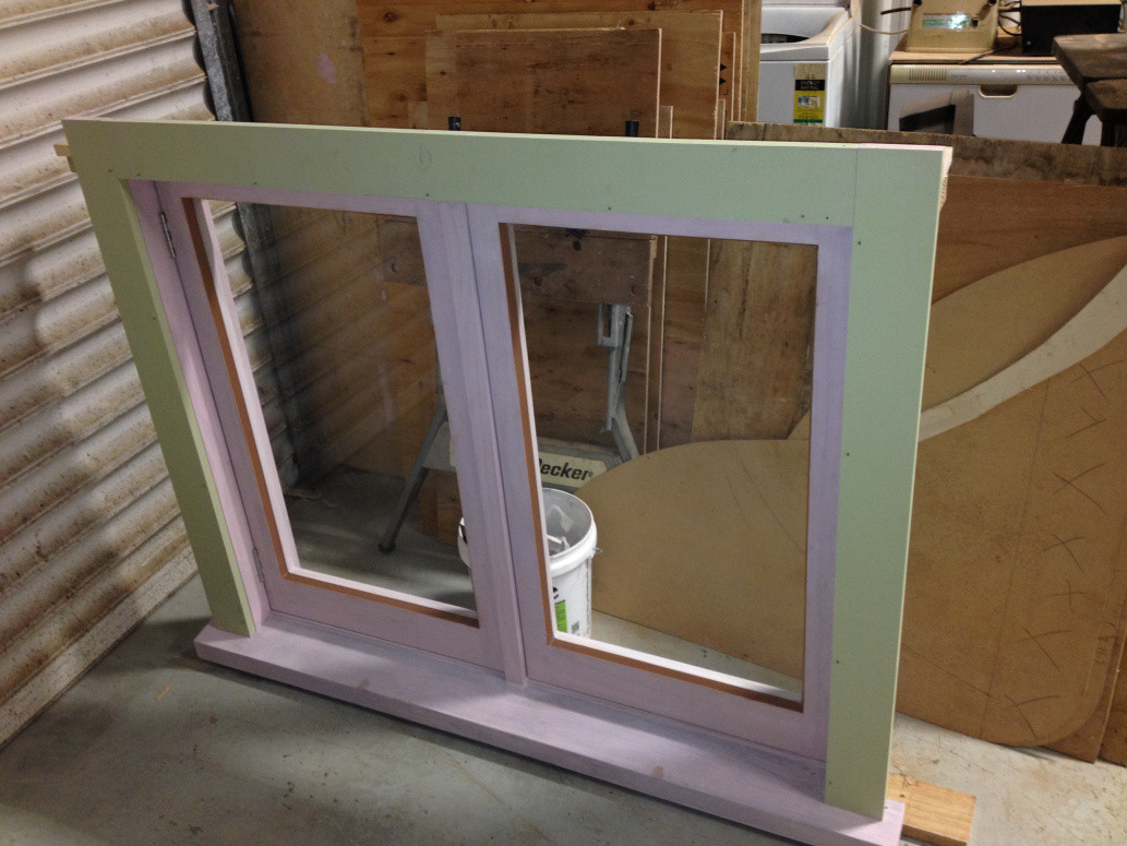 Replacement window ready to be fitted