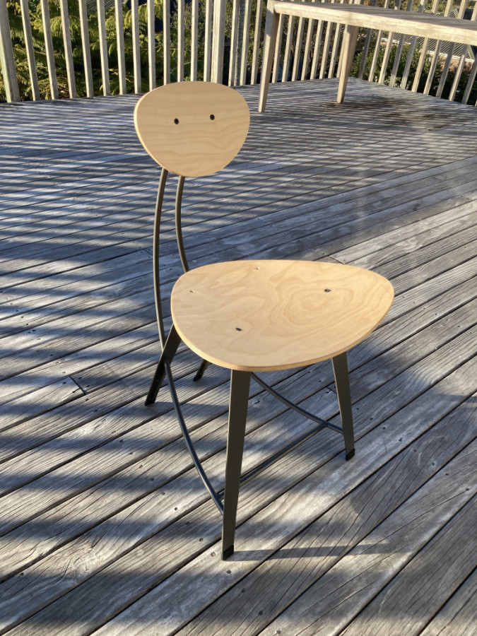 Curved Birch plywood seats