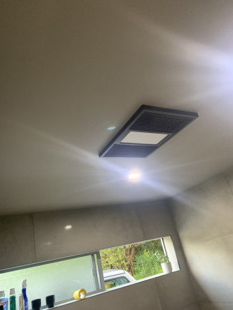 Plaster and paint celling