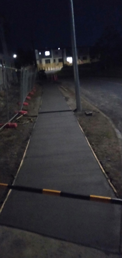 Footpath finishing