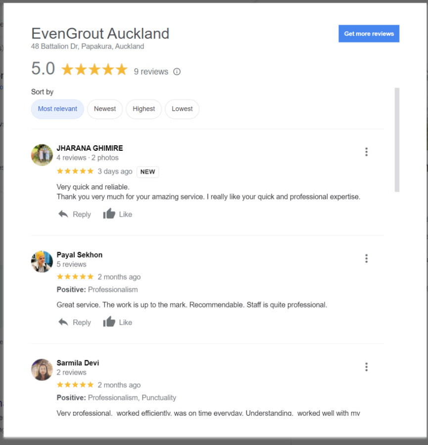 Client Review