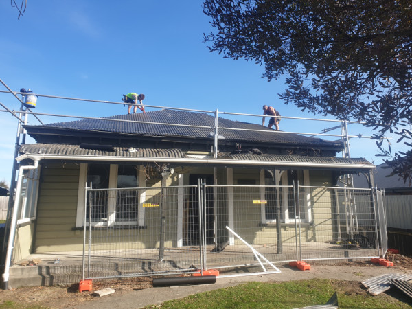 Giving this 120 year old house a new roof