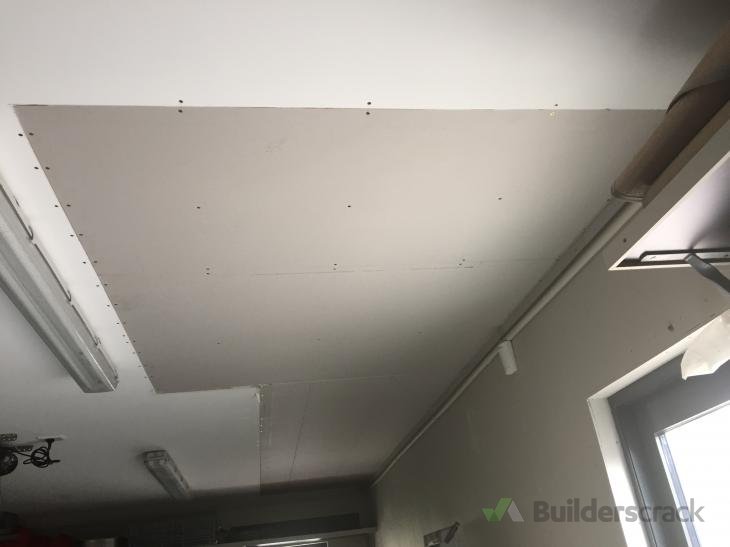 Plastering And Painting A Portion Of Garage Ceiling 156132