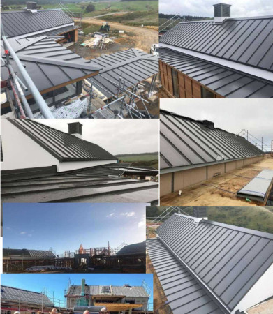 * New roof - Standing seam