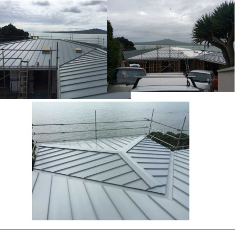 *New roof - standing seam (northshore)