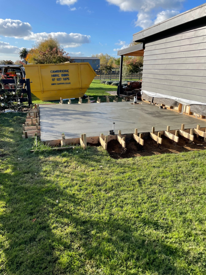 Concrete pads, Mowing strips, Paths & more!