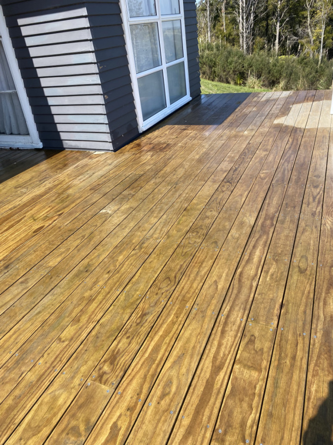 Deck clean - After