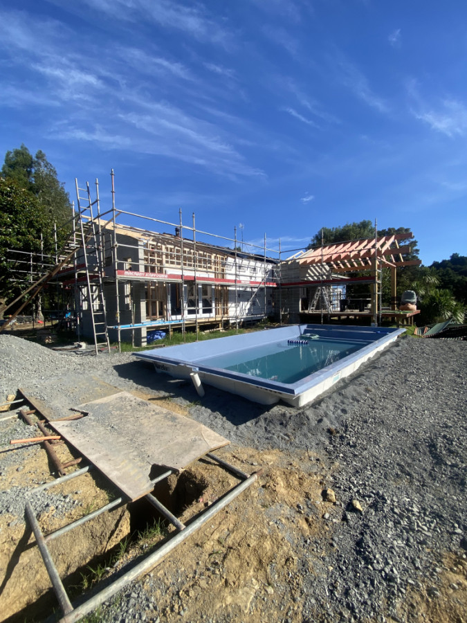 New pool and transforming a 1920s villa