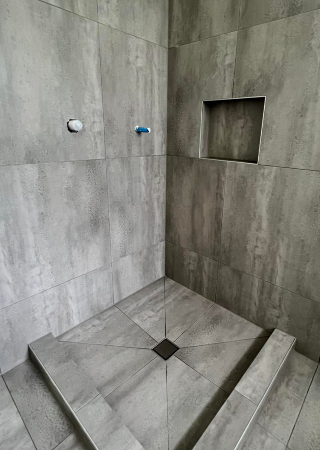 Shower tiling